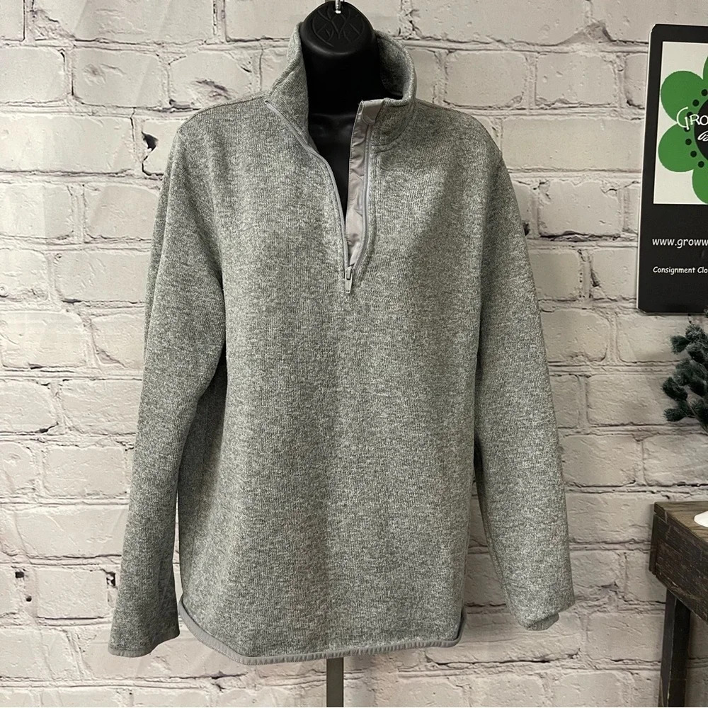 J. Crew Fleece Pullover Medium